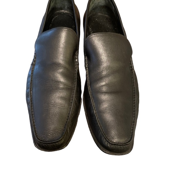 Bally of Switzerland Black Leather Slip On Loafers Size 12 - Picture 2 of 9